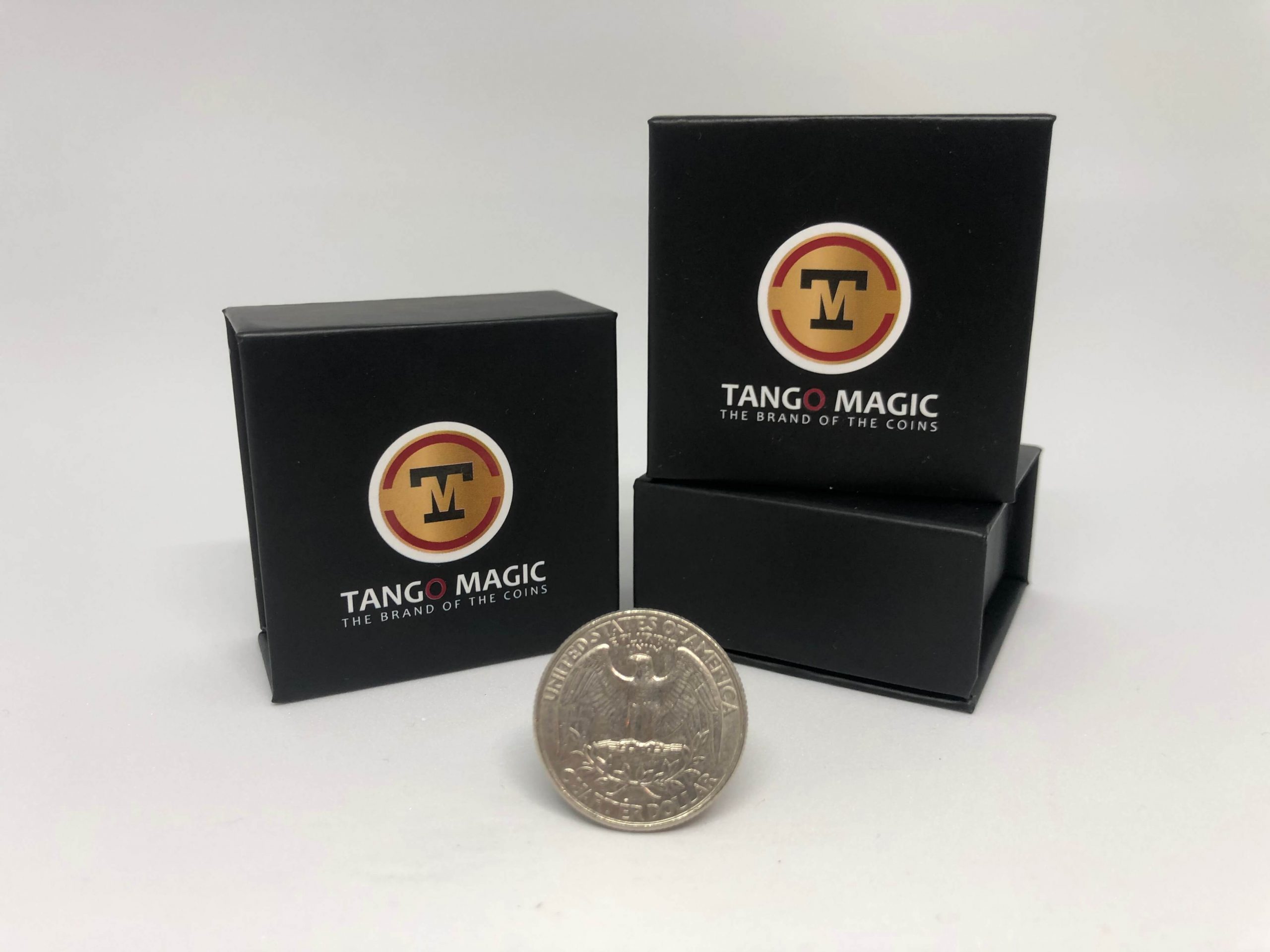 2 Double Sided Quarters Double Sided Coin for Magic Tricks 1 Heads & Tails 
