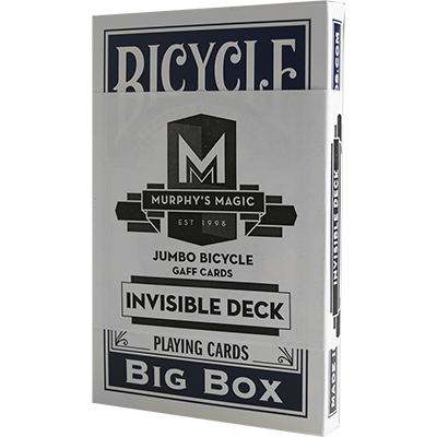 Mazzo Invisibile SOLOMAGIA – Invisible Deck Bicycle Dorso Blu, Mazzo Truccato Per Magia, Effetto Wow, Carta Liberamente Pensata, Istruzioni Incluse